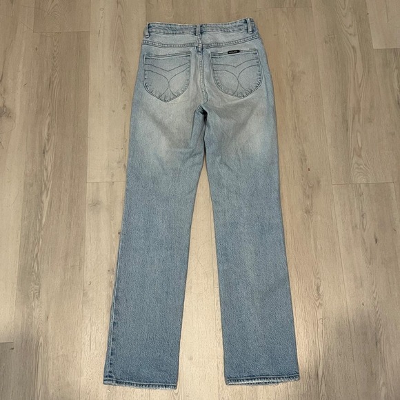 Rollas Denim - Rollas light wash high rise original straight jean size 27